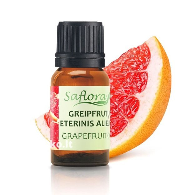 Greipfrutų aliejus SAFLORA, 10 ml.