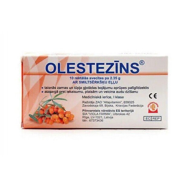 Olestezinas, 10 žvakučių