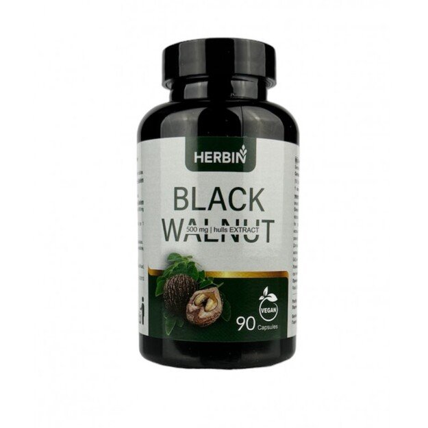 Maisto papildas Juodasis riešutmedis 500 mg, 90 kap.