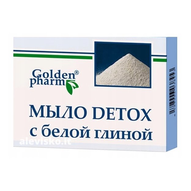 Muilas su baltuoju moliu Golden Pharm, 70 g.