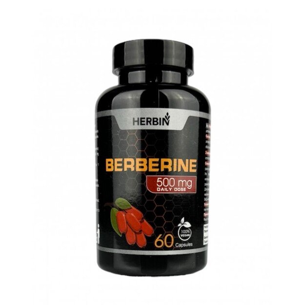Maisto papildas BERBERINAS 500 mg, 60 kap.