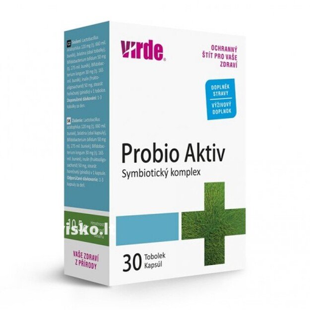 Maisto papildas Probio Aktiv Gerosios bakterijos (probiotikai), 30 kap.