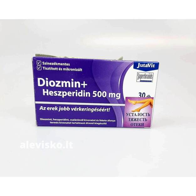 Maisto papildas Diozmin + Heszperidin 500mg, 60 tab.
