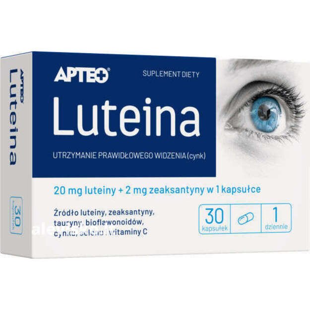 Maisto papildas Liuteinas 20 mg APTEO