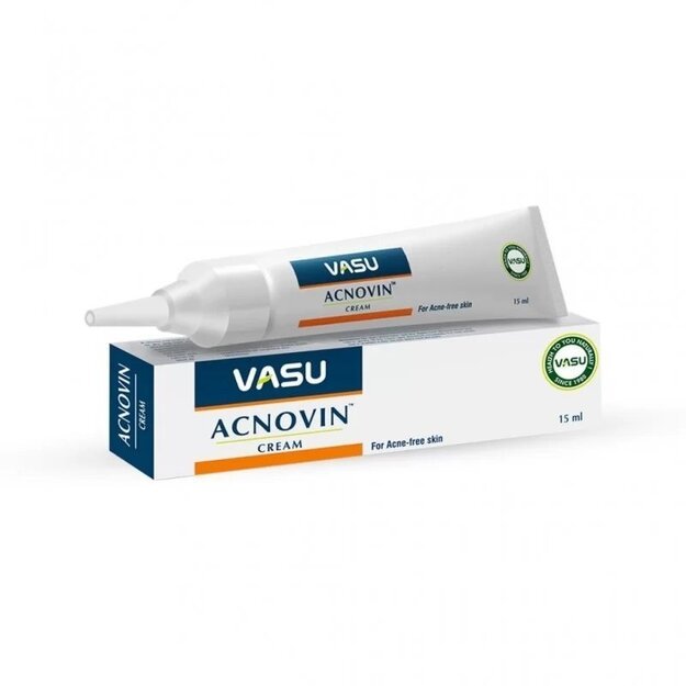 ACNOVIN ajurvedinis kremas nuo spuogų, 15 ml.