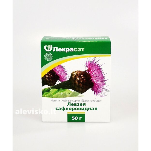 Žolelių arbata „Šlamagraižė leuzėja“ (Rapontikas), 50 g.