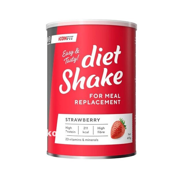 ICONFIT Diet Shake - dietinis kokteilis, 495 g. (įvairių sk.)