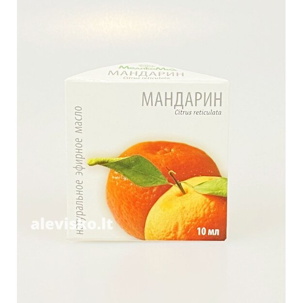Mandarinų eterinis aliejus, 10 ml.