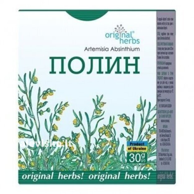 Original Herbs žolelių arbata Pelynas 30g.
